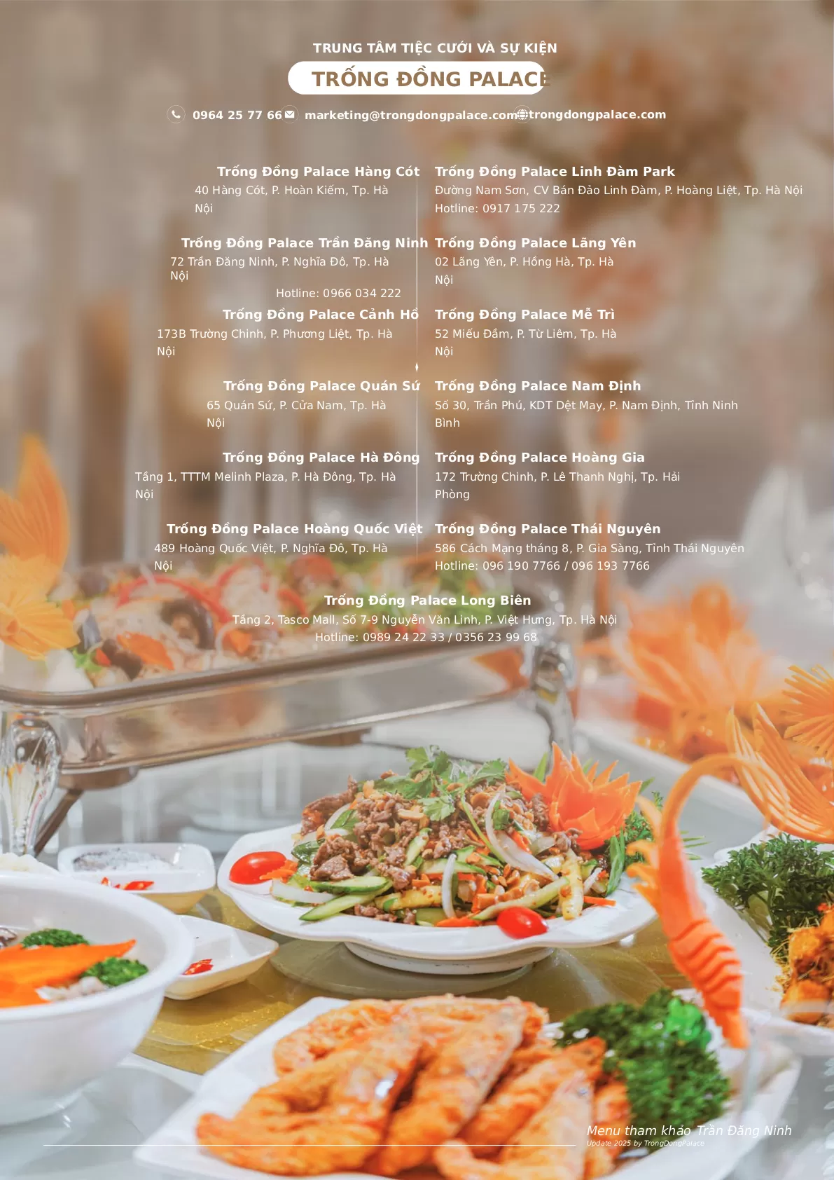 Menu tham khảo